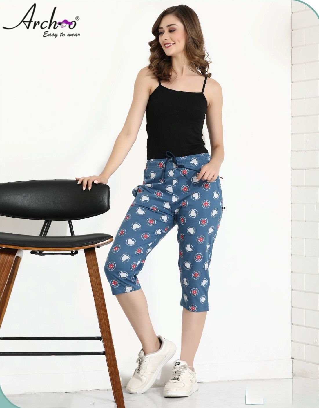Buy three fourth leggings for womens in India @ Limeroad